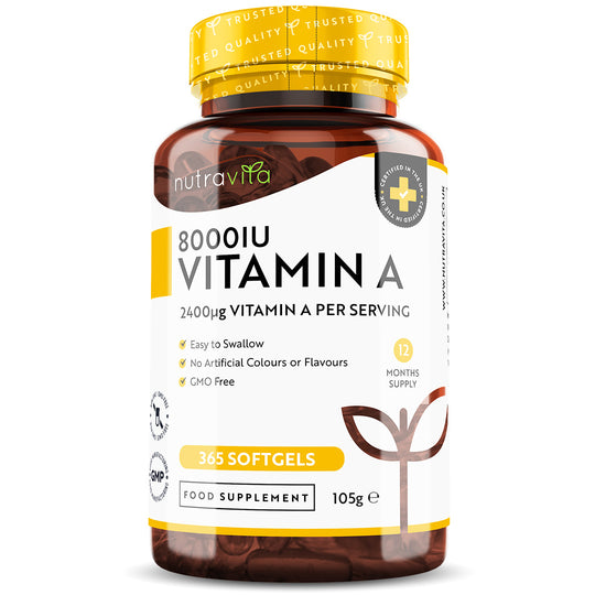 Vitamin A 8000IU 365 Softgels