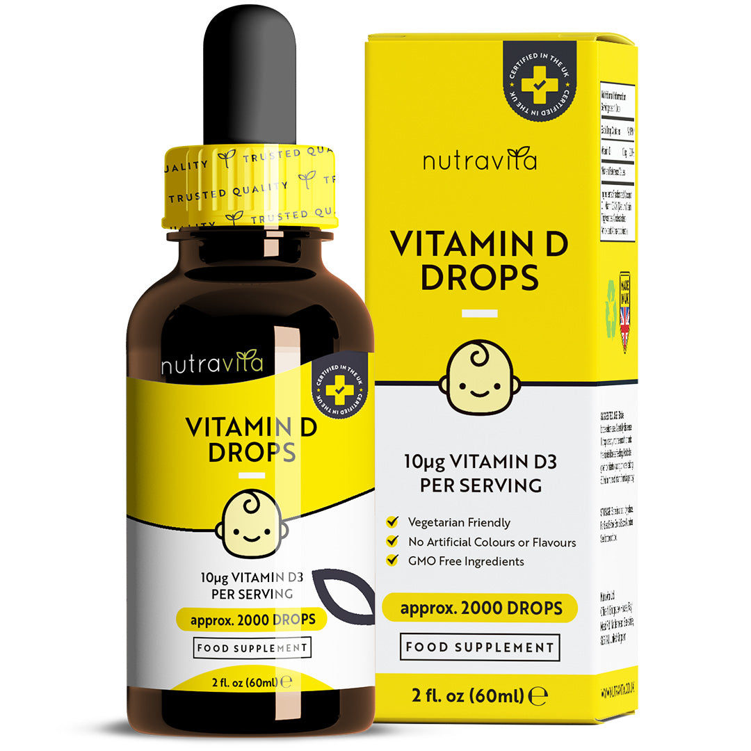 Vitamin D3 Drops for Children 60ml 400 IU/10ug per Drop