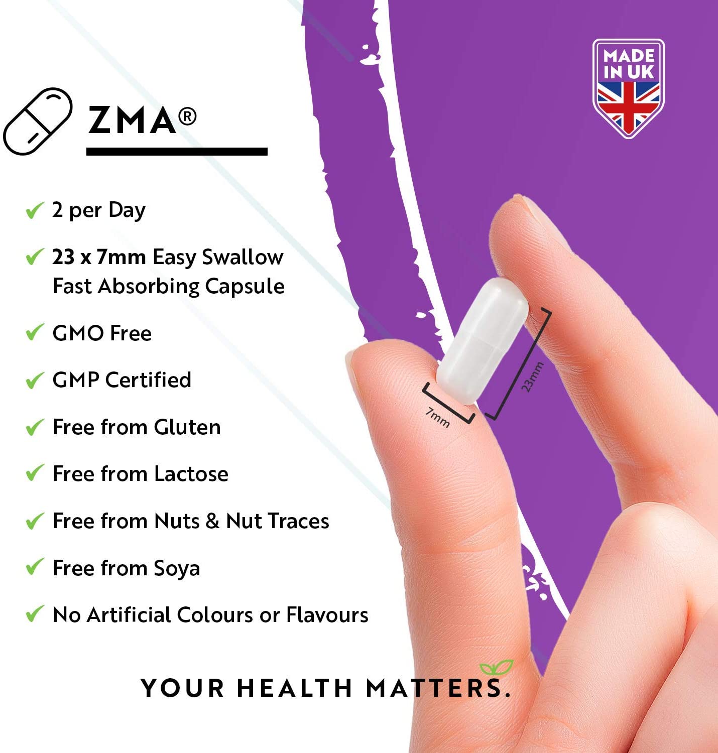 ZMA Muscle Support 120 Vegan Capsules